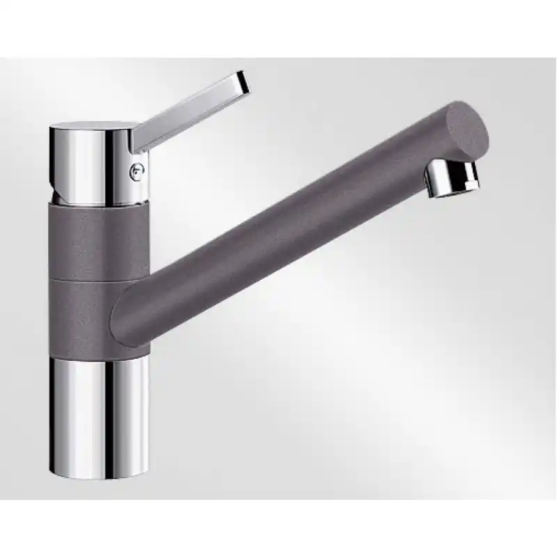 BLANCO TIVO Einhebelmischer Niederdruck SILGRANIT®-Look felsgrau/chrom 518801 Wochenendangebot