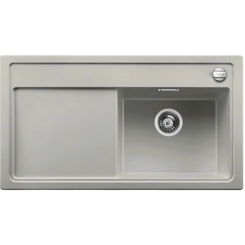 Neuheit BLANCO ZENAR 5 S SILGRANIT,Granitspüle, Becken rechts, perlgrau 520438