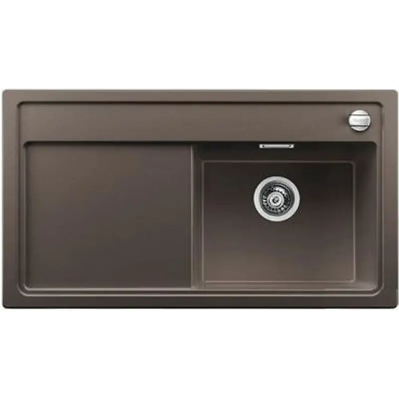 Zertifiziert BLANCO ZENAR 5 S SILGRANIT,Granitspüle, Becken rechts, cafe 520443