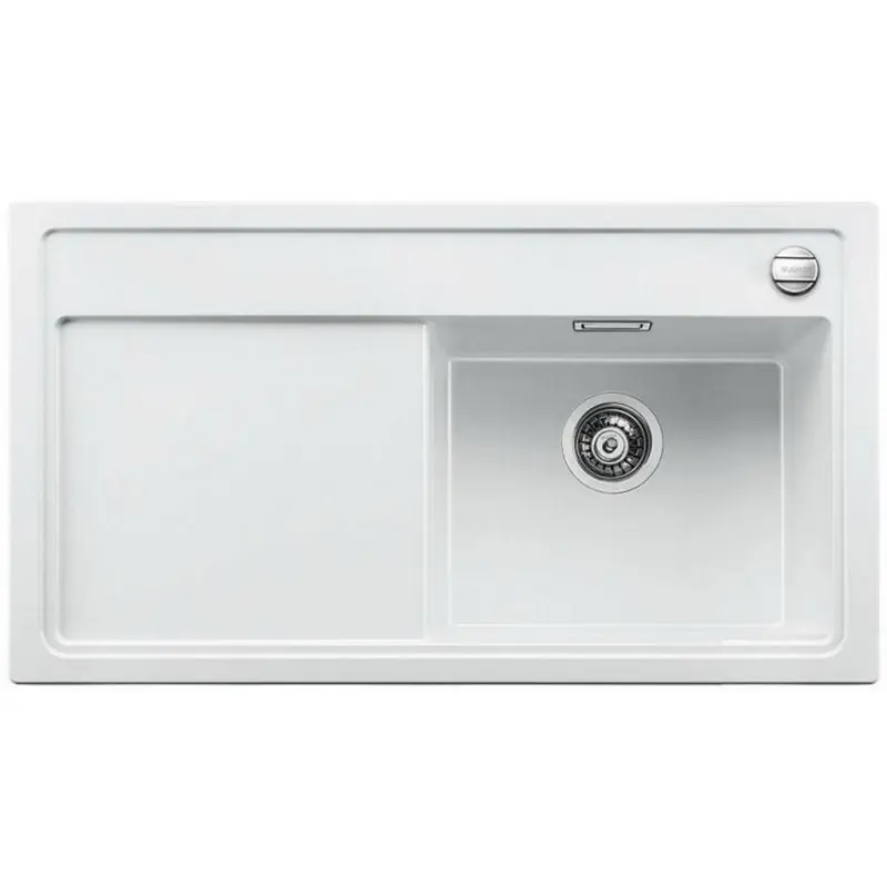 Preisreduziert BLANCO ZENAR 5 S-F SILGRANIT, Granitspüle, Becken rechts, weiß 520477