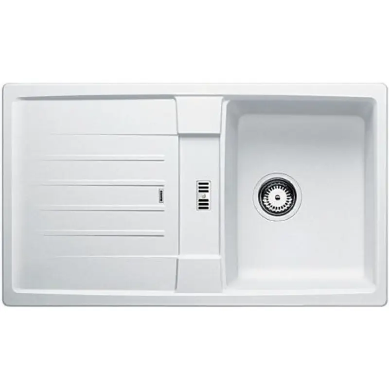 BLANCO LEXA 45 S SILGRANIT, Granitspüle, ohne Ablauffernbed., weiß 514662 Solange Der Vorrat Reicht