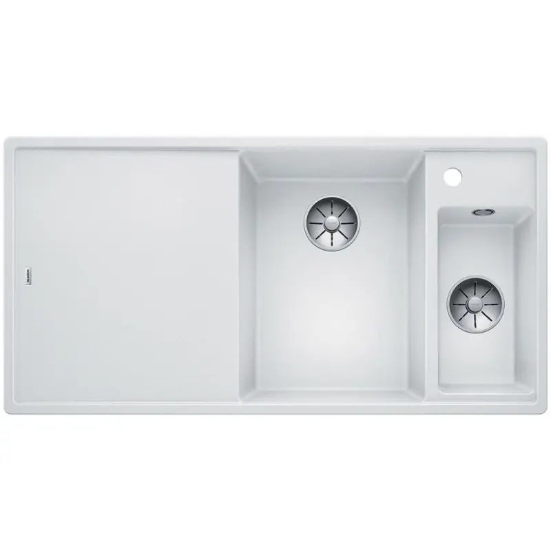 BLANCO AXIA III 6 S-F SILGRANIT, Granitspüle weiß 522160 Günstig