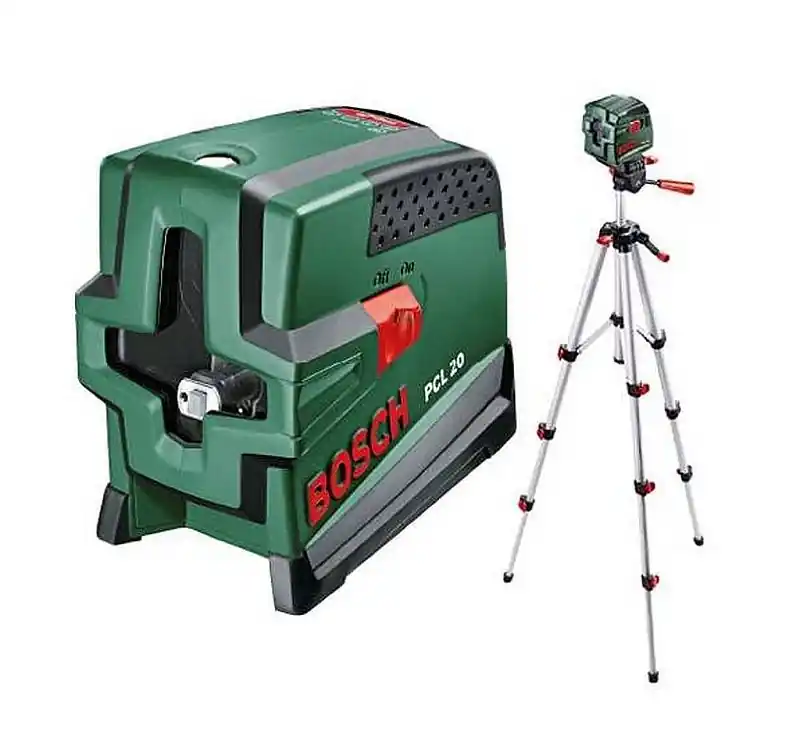 Wochenendangebot BOSCH PCL 20 Kreuzlinien-Laser mit Lotfunktion+Stativ