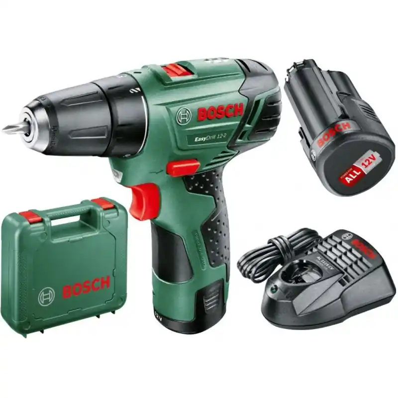 BOSCH EasyDrill 12-2 Akku- Bohrschrauber + Akku PBA 12V 060397290X Heißes Angebot