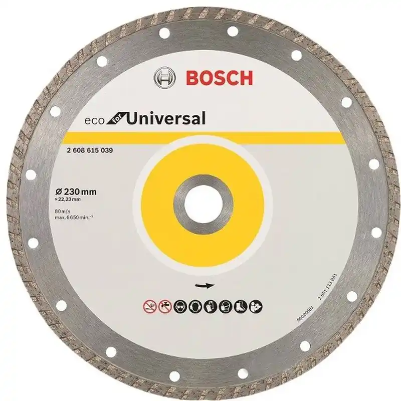 Top-Angebot BOSCH Diamantscheibe TURBO ECO 230/ 22,23 2608615039