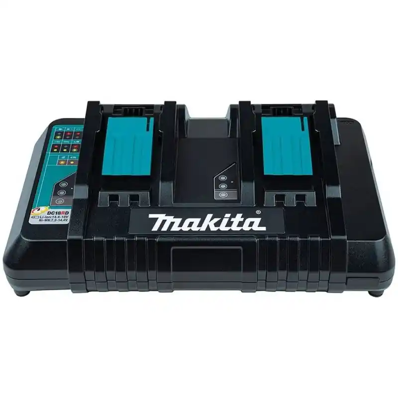 Markenware Makita DC18RD Doppel-Schnellladegerät 14,4-18V, 196933-6