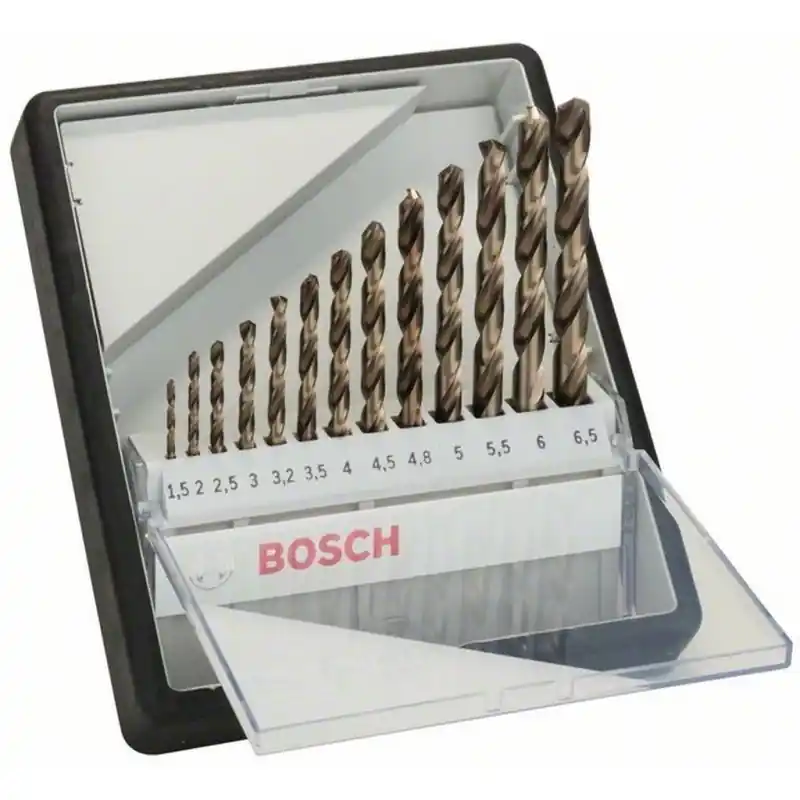 Finale Aktion BOSCH 13-tlg. Spiralbohrer-Sets Robust Line HSS-Co 2607019926
