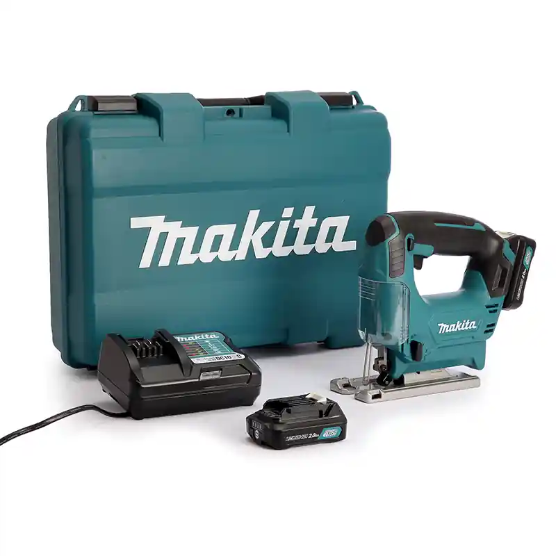 Zertifiziert Makita JV183DWE Akku-Pendelhub-Stichsäge Li-ion (2x1,5Ah G/18V) Koffer