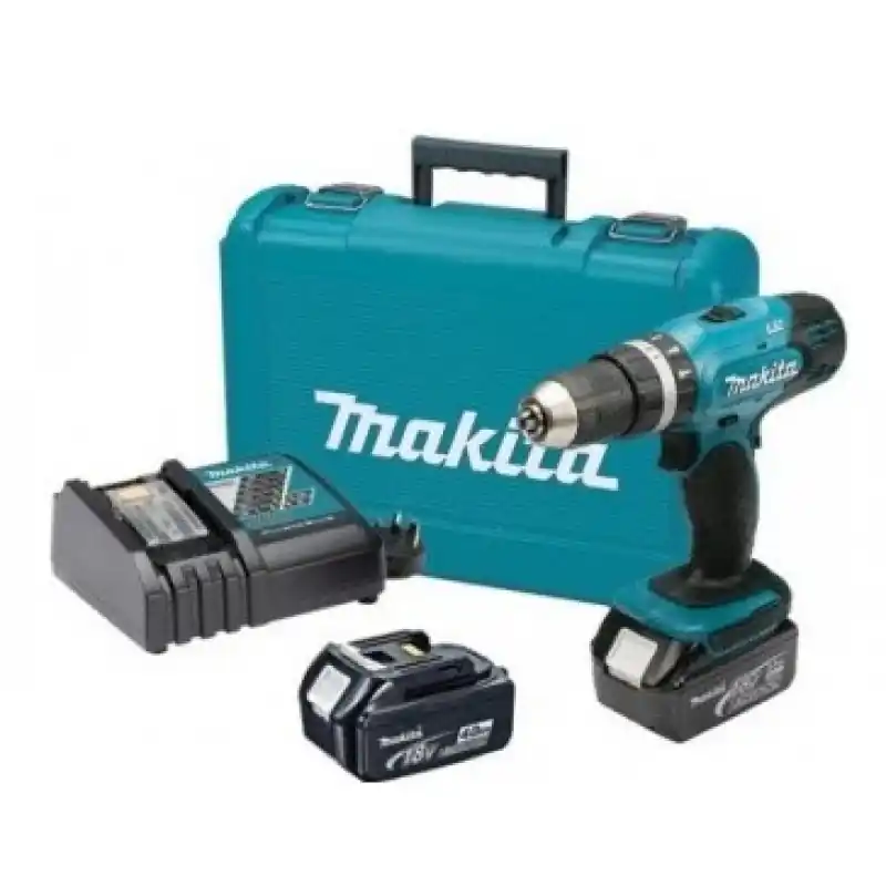 Makita DHP453RFE Akku-Schlagbohrschrauber Li-ion (2x3,0Ah/18V) +Koffer Preis Gesenkt