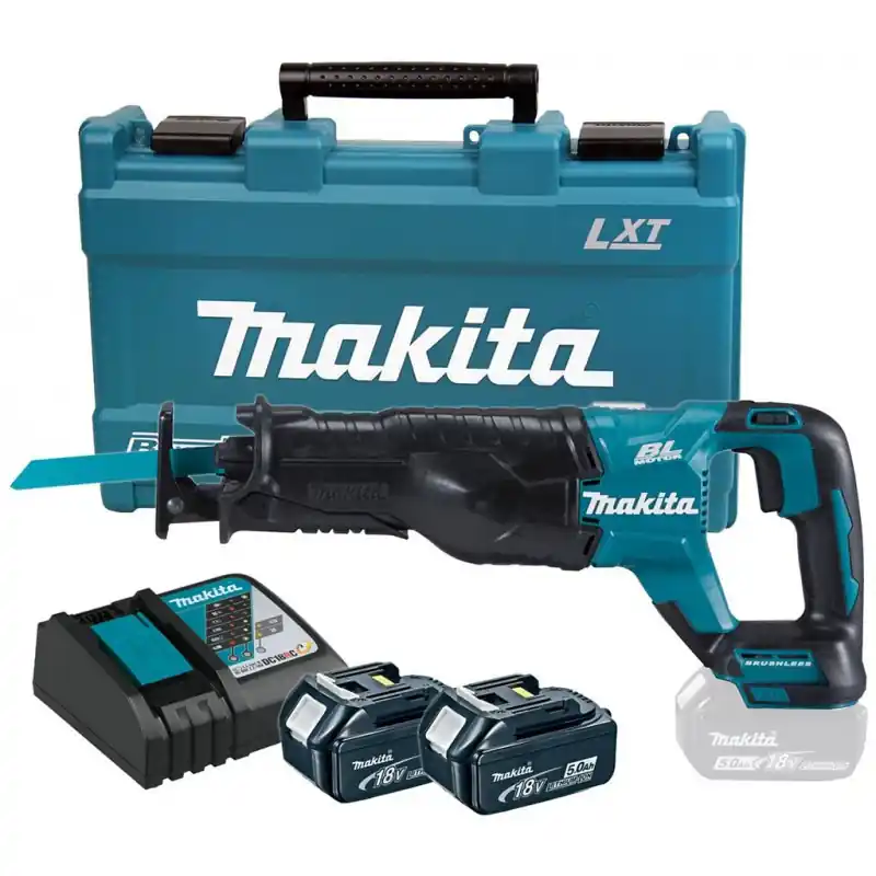 Makita DJR187RTE Akku-Reciprosäge Li-ion LXT (18V/2x5,0Ah) Koffer Schneller Versand