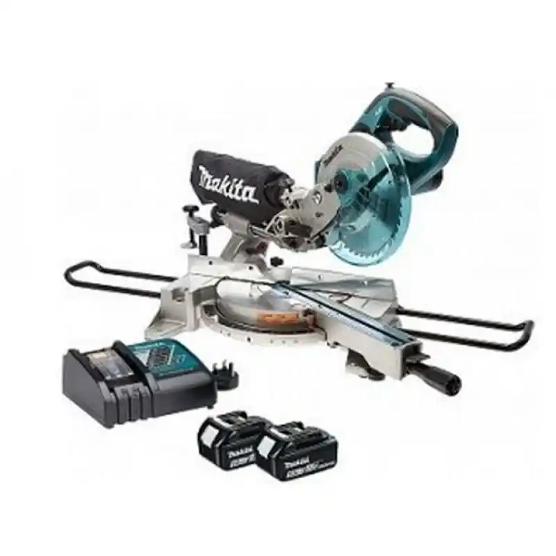 Makita DLS713RTE Akku-Kapp- und Gehrungssäge 190mm, Li-ion 18V/5,0Ah Schneller Versand