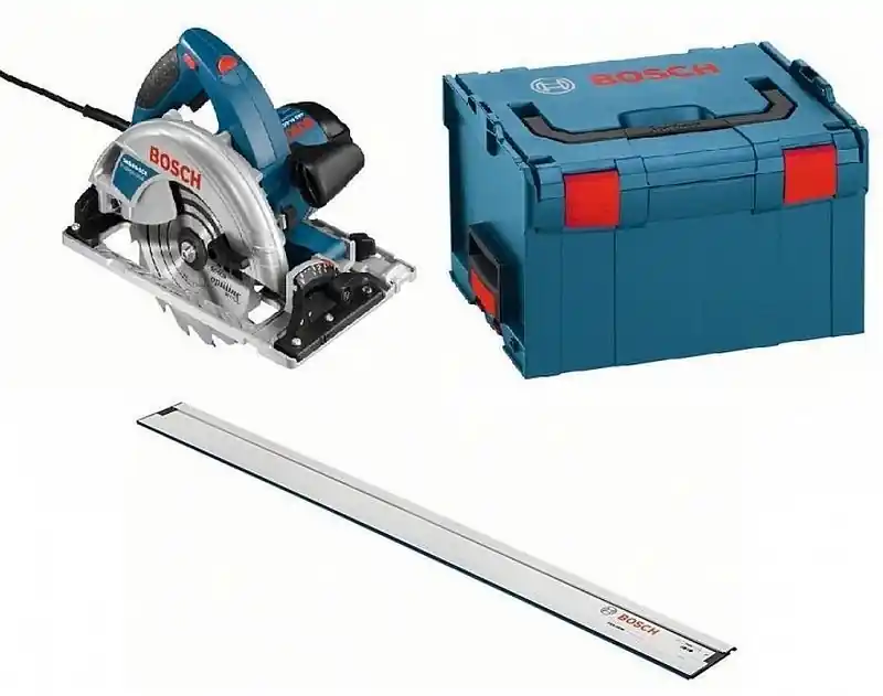 BOSCH GKS 65 GCE Handkreissäge mit L-BOXX und Führungsschiene FSN 1600, 0601668902 Preis Gesenkt