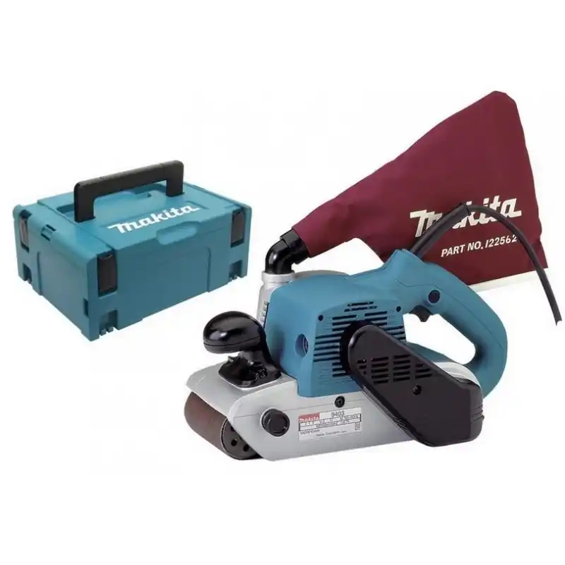 Highlight Makita 9403J Bandfeile. Schleifbandabmessungen 100x610mm / Leistung 1.200W, Makpac