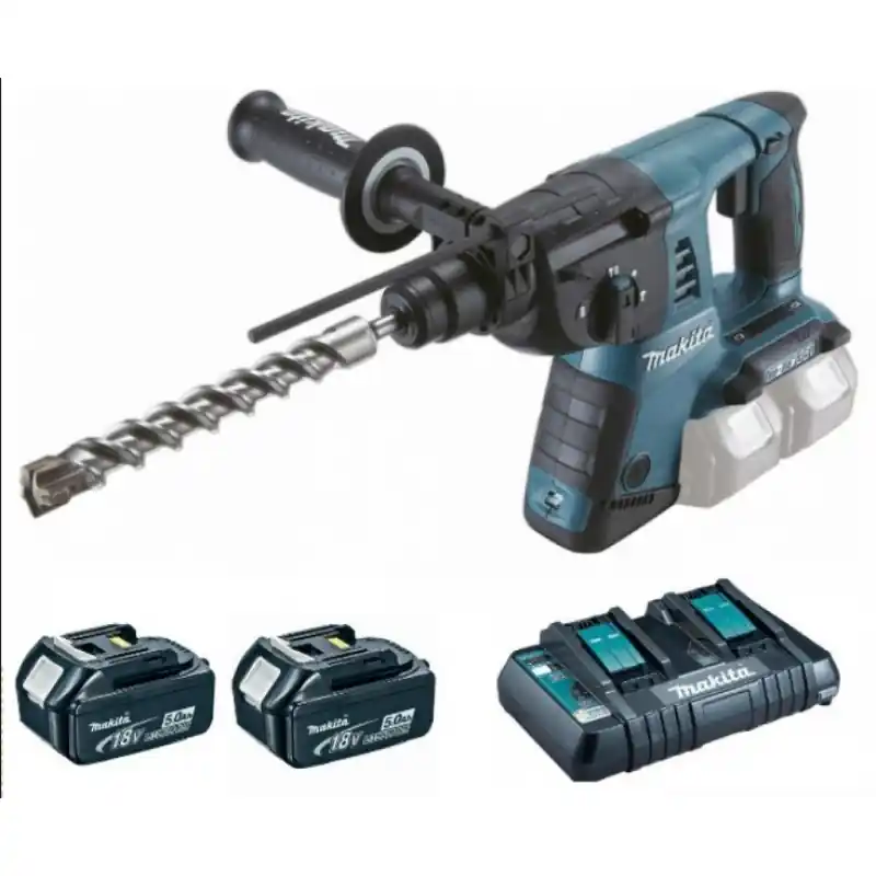 Makita DHR263PT2J Akku-Bohrhammer Li-ion LXT (18V/2x5,0Ah) Makpac Finale Aktion