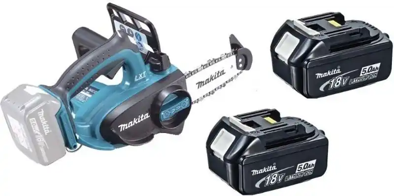 Neu Im Sortiment Makita DUC122RTE Akku-Kettensäge 11,5cm, Li-on LXT (2x5Ah/18V)
