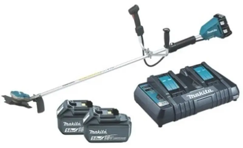 Makita DUR365UPT2 Akku-Motorsense Li-ion 2x18V + 2x Akku+Laderät Zertifiziert
