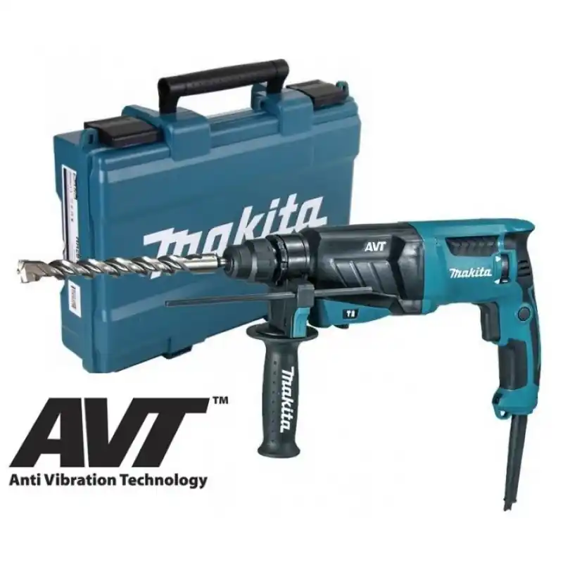 Makita HR2631FT Bohrhammer SDS-Plus mit AVT ( 2,4J/ 800W) mit Koffer Knallerangebot