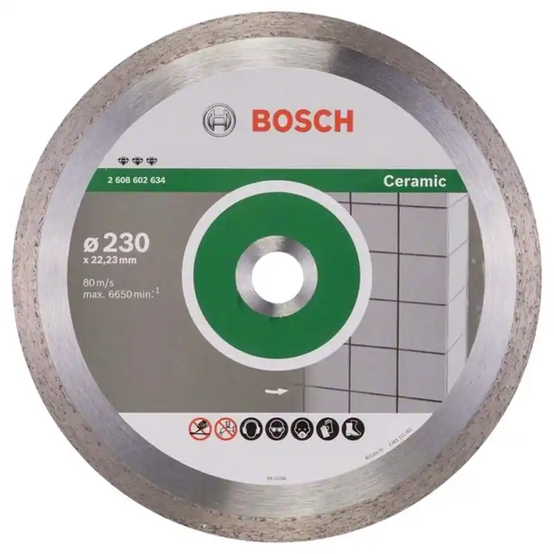 BOSCH Diamantscheibe Best for Ceramic, 230 mm 2608602634 Garantierte Lieferung
