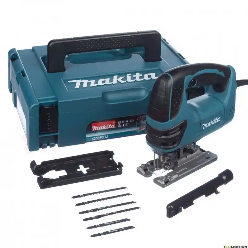 Preisreduziert Makita 4350FCTJ Pendelhub-Stichsäge 720W, Makpac Gr. 1