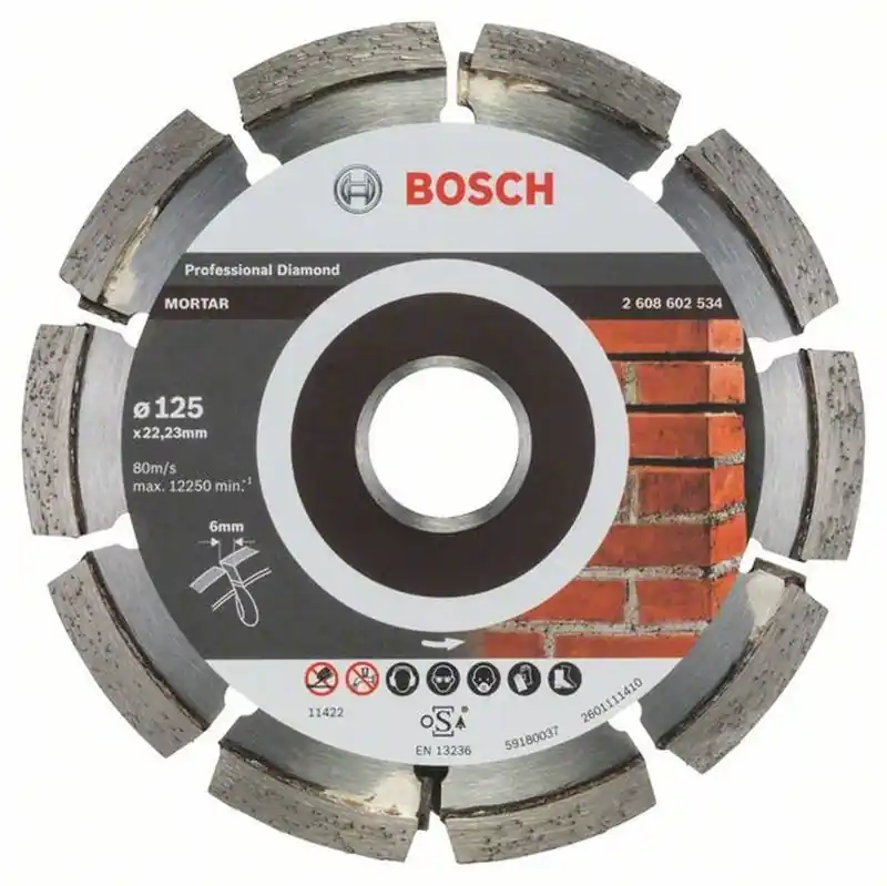 Angebot BOSCH Diamanttrennscheibe Expert for Mortar 125mm 2608602534