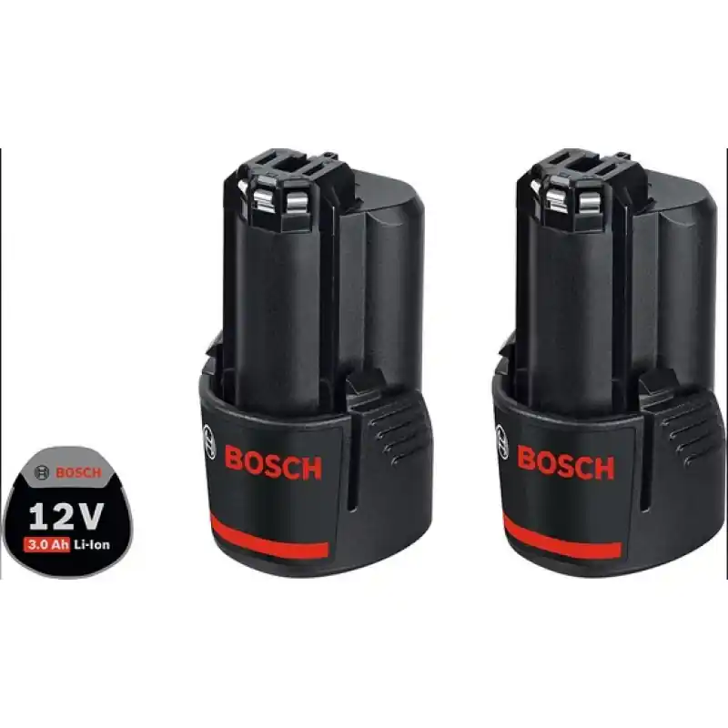 Must-Have BOSCH 2x GBA 12V 3.0Ah PROFESSIONAL Akkupack 1600A00X7D