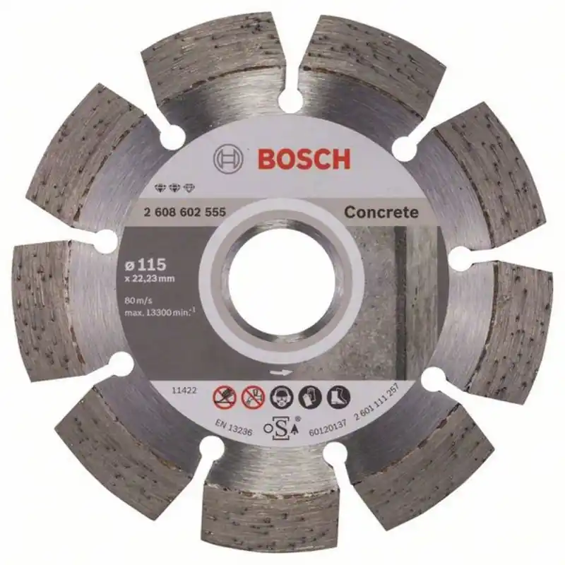 BOSCH Diamanttrennscheibe Expert for Concrete 115 mm 2608602555 Sichere Zahlung