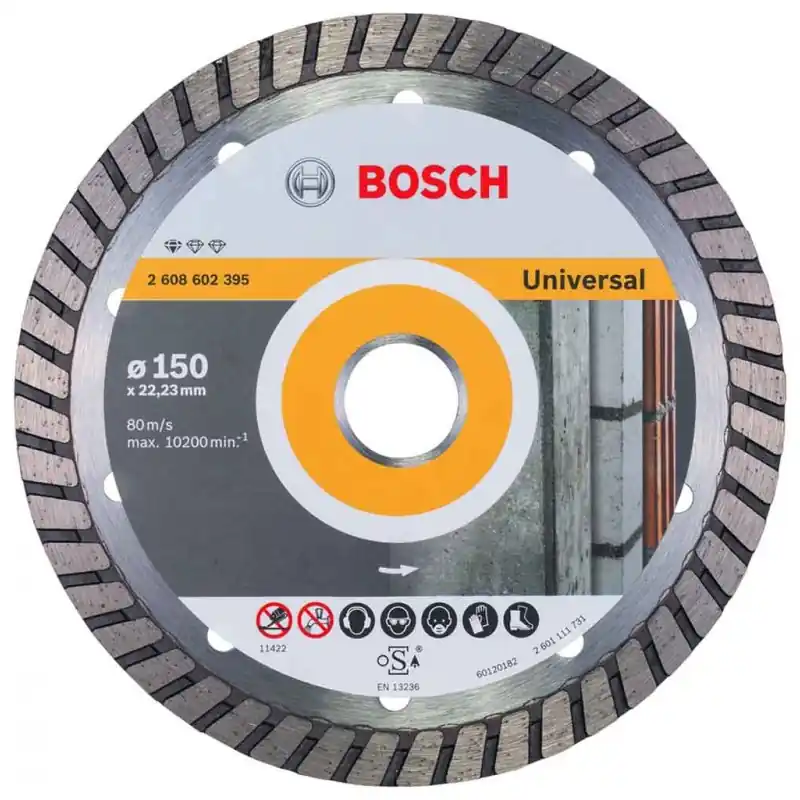 BOSCH Diamanttrennscheibe Standard for Universal Turbo, 150mm 2608602395 Jetzt Kaufen