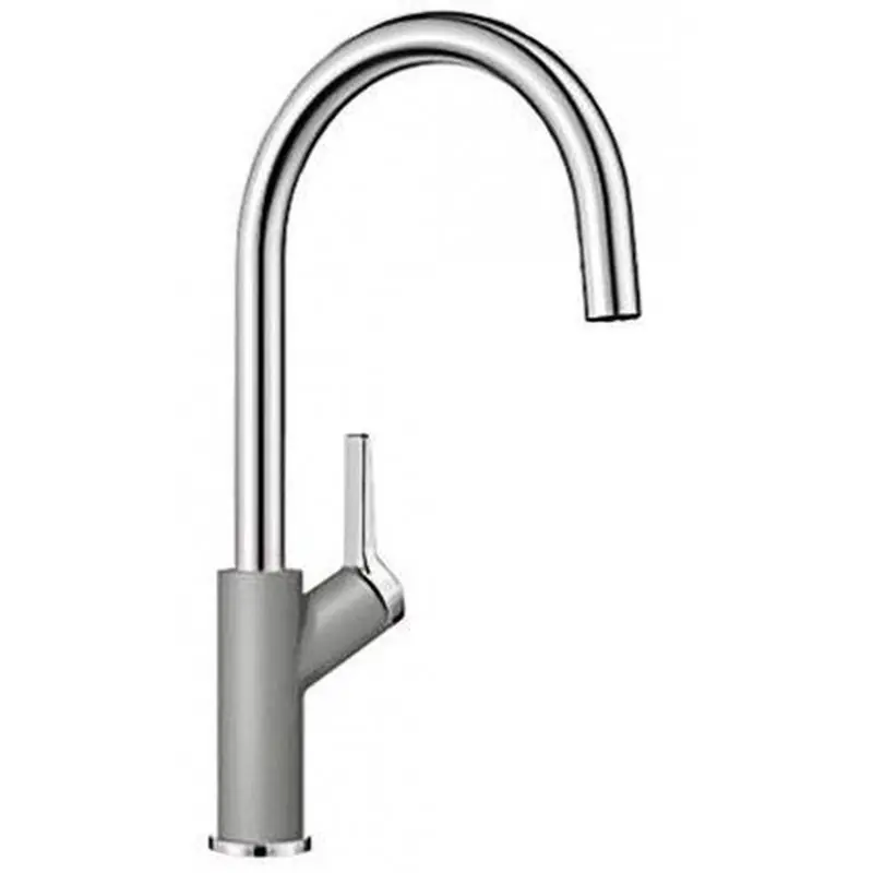 Abverkauf BLANCO Carena Einhebelmischer SILGRANIT®-Look zweifarbig alumetallic/chrom 520973