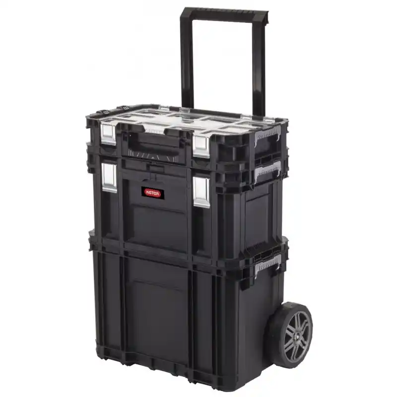 KETER SMART ROLLING WORK SHOP Werkzeugbox fahrbar 17203038 Neu Im Sortiment