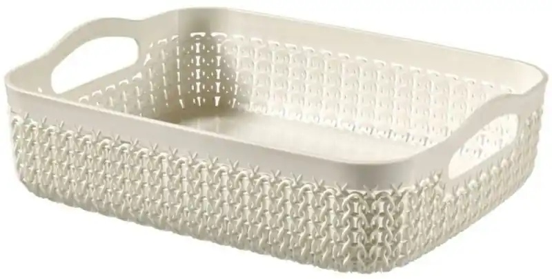 Angebot CURVER KNIT A5 Tablett 25,7 x 19,8 x 7,4 cm 2,6L creme 00771-X64