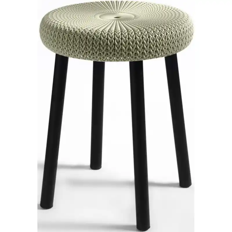 CURVER KNIT Hocker 35 x 44 cm creme 09023-X64 Mega-Angebot