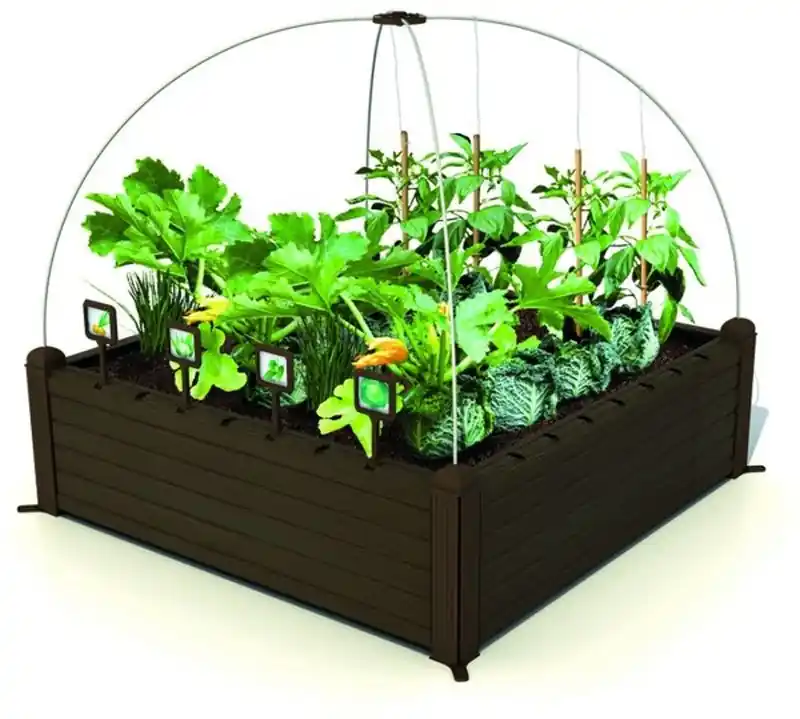 Neu KETER GARDEN BED Hochbeet, braun (995 x 995 x 340 mm) 17192097