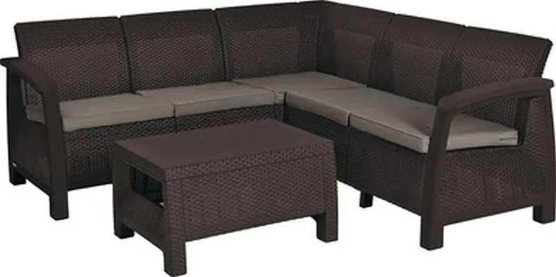 KETER BAHAMAS RELAX Loungeecke, braun/grau-beige 17205478 Markenprodukt