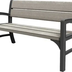 KETER MONTERO 2-Sitzer-Gartenbank 120 x 62 x 89,5 cm, graphit/braungrau 17204654 Meistverkauft