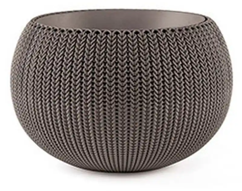 KETER COZIES S Blumenübertopf 28 x 28 x 18cm, braun 17205457 Letzte Chance