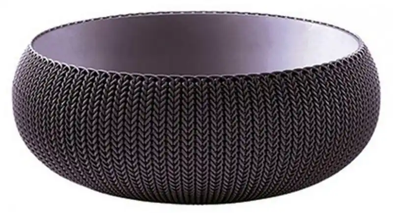 Jetzt Kaufen KETER COZIES L Blumenübertopf 54,1 x 54,1 x 20,4cm, dunkel violett 17205455