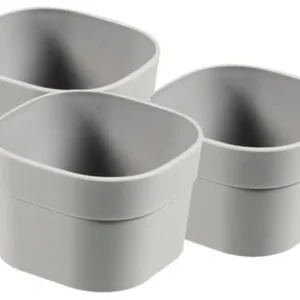 Versand Am Gleichen Tag CURVER INFINITY DIVIDER XS 3-Tlg. Set Schubladenorganizer 8 x 8 x 5 cm grau 01722-099
