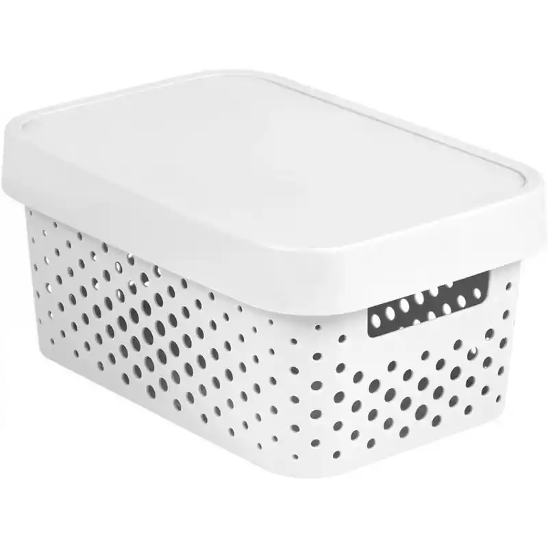 CURVER INFINITY 4,5L Aufbewahrungsbox mit Deckel 27 x 12 x 19 cm weiß 04760-N23 Begrenztes Angebot