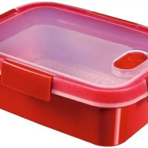 CURVER MICRO-WAVE 1L Dose 20x15x7cm rot 00928-472 Preis Gesenkt
