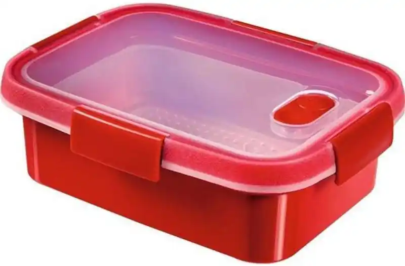 CURVER MICRO-WAVE 1L Dose 20x15x7cm rot 00928-472 Preis Gesenkt