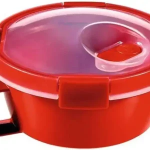 Top-Seller CURVER MICRO-WAVE 0,6L Dose 16x9cm rot 00942-472