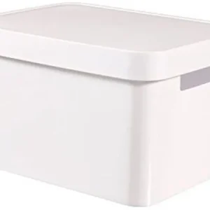 Beliebt CURVER INFINITY 17L Aufbewahrungsbox mit Deckel 36 x 22 x 27 cm weiß 04743-N23