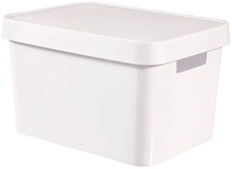 Beliebt CURVER INFINITY 17L Aufbewahrungsbox mit Deckel 36 x 22 x 27 cm weiß 04743-N23