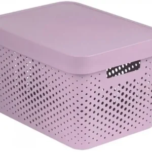 Sonderangebot CURVER INFINITY 17L Aufbewahrungsbox mit Deckel 36 x 22 x 27 cm pink 04742-X51