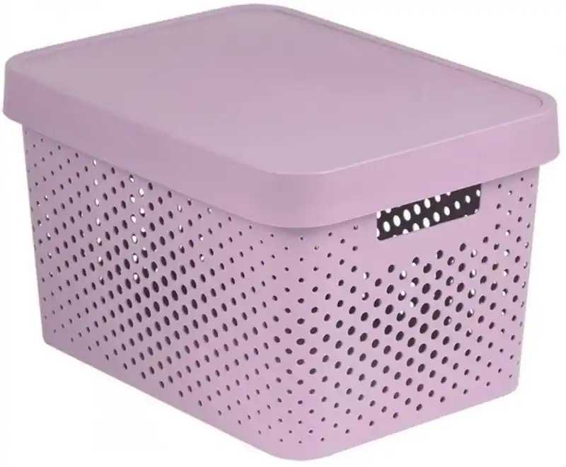 Sonderangebot CURVER INFINITY 17L Aufbewahrungsbox mit Deckel 36 x 22 x 27 cm pink 04742-X51