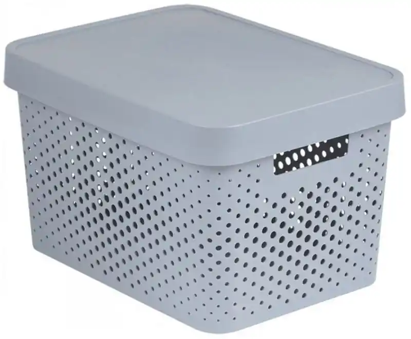 Nur Heute CURVER INFINITY 17L Aufbewahrungsbox mit Deckel 36 x 22 x 27 cm grau 04742-099