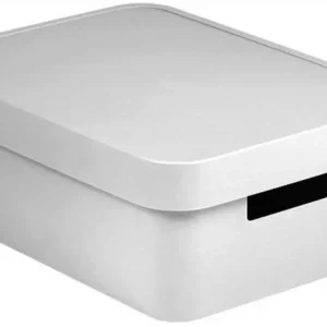 Neue Kollektion CURVER INFINITY 11L Aufbewahrungsbox mit Deckel 36 x 14 x 27 cm weiß 04752-N23