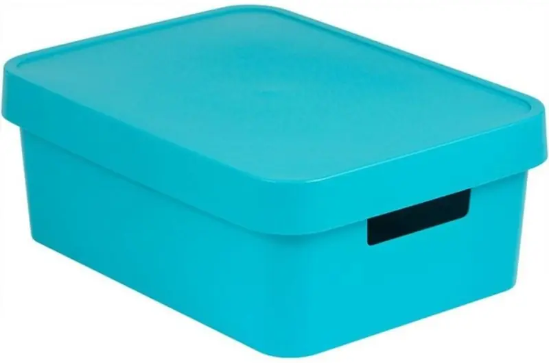 CURVER INFINITY 11L Aufbewahrungsbox mit Deckel 36 x 14 x 27 cm blau 04752-X34 Abverkauf