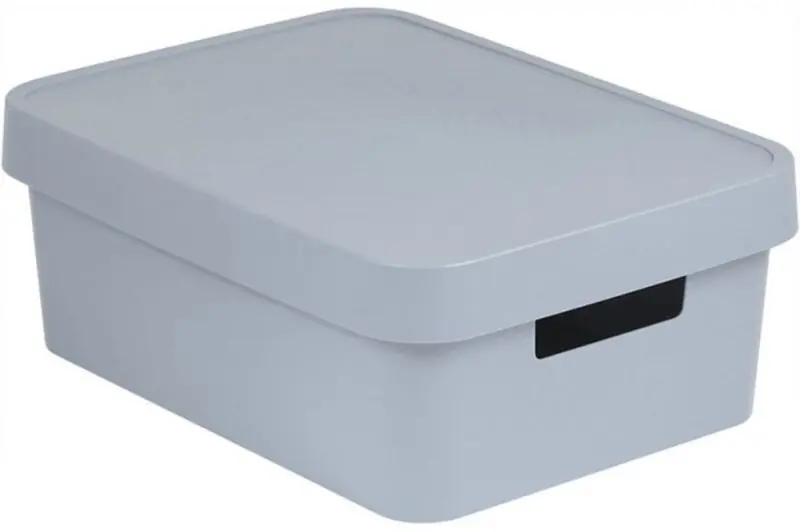 Sichere Zahlung CURVER INFINITY 11L Aufbewahrungsbox mit Deckel 36 x 14 x 27 cm grau 04752-099