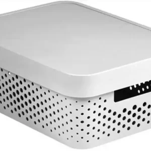 Must-Have CURVER INFINITY 11L Aufbewahrungsbox mit Deckel 36 x 14 x 27 cm wieß 04753-N23